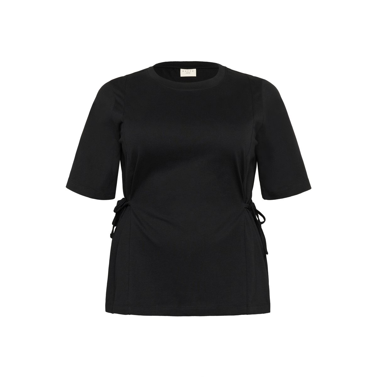 T-shirt noir black deep, KAFFE CURVE