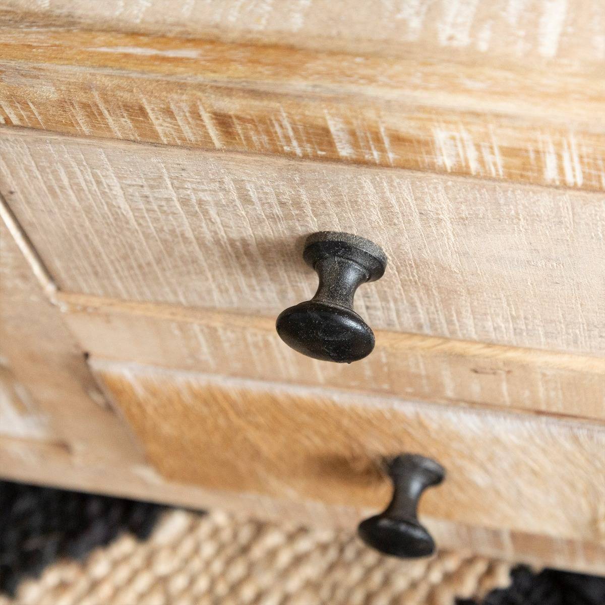 Table basse en bois de manguier PIO bois clair, MADE IN MEUBLES 