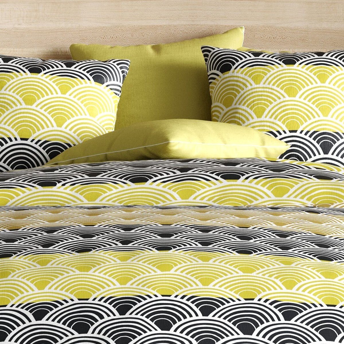 Parure housse de couette enfant + taie polyester, Hiko multicolore, C DESIGN HOME TEXTILE