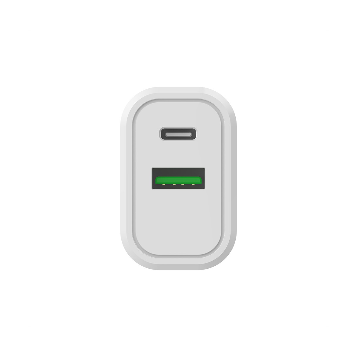 Chargeur USB-A et USB-C PD 30W SWIFT couleur unique, LIVOO