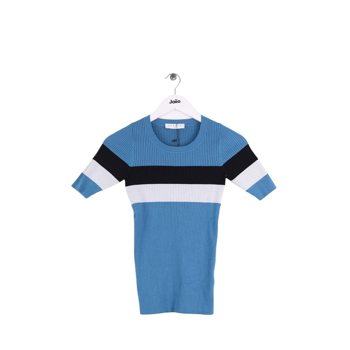 T-shirt - Très Bon État bleu, SANDRO