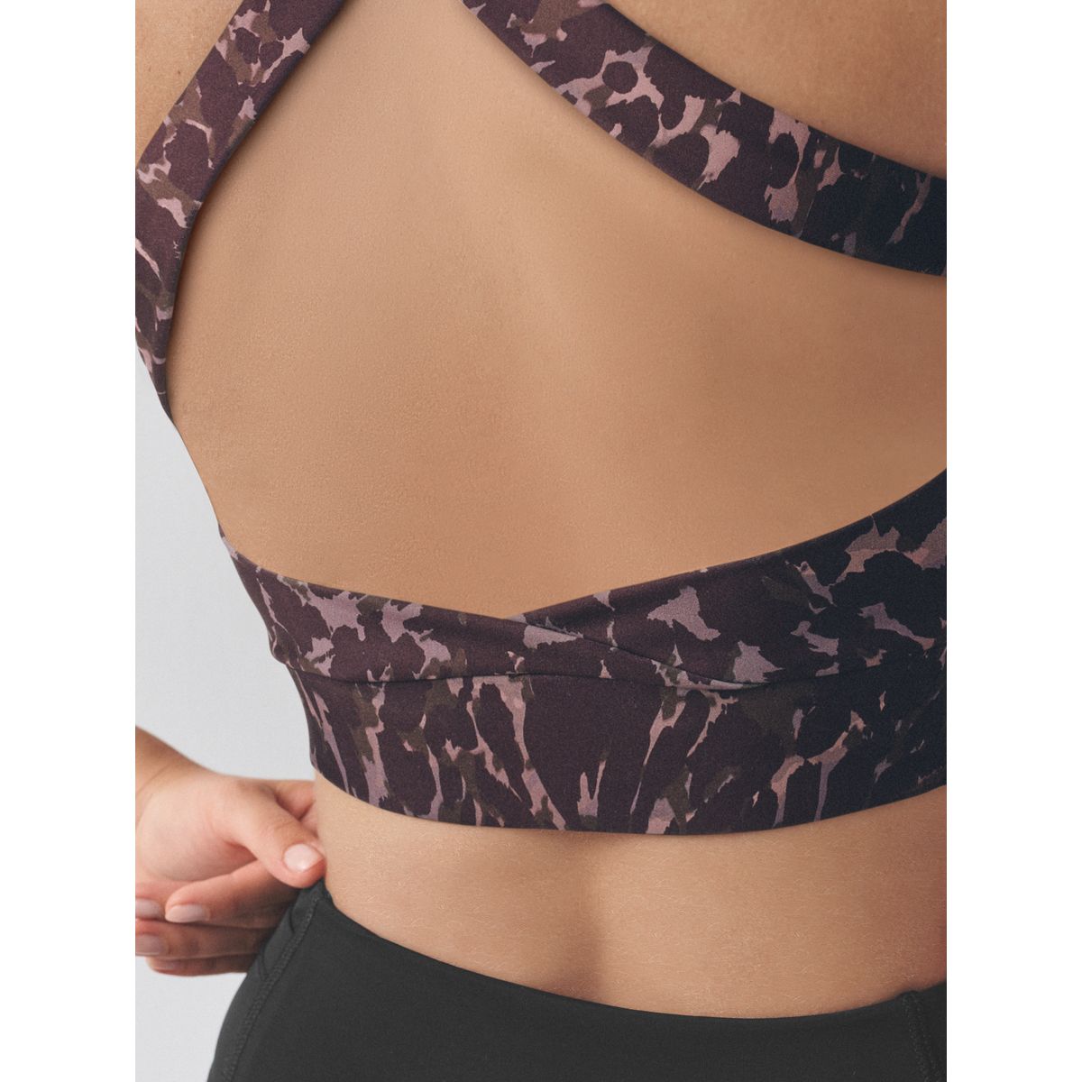 Brassière sport active framboise animal, NEXT
