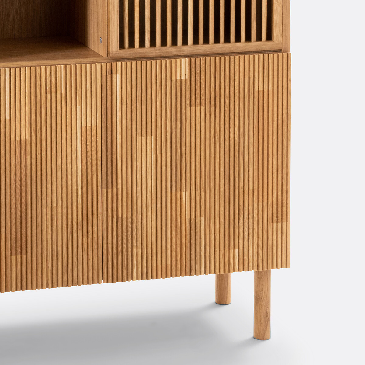 Boekenkast in fineereik, Bilbao eikenhout, LA REDOUTE INTERIEURS