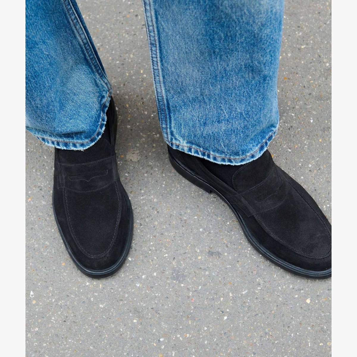 Derby en cuir JULES noir, BOCAGE