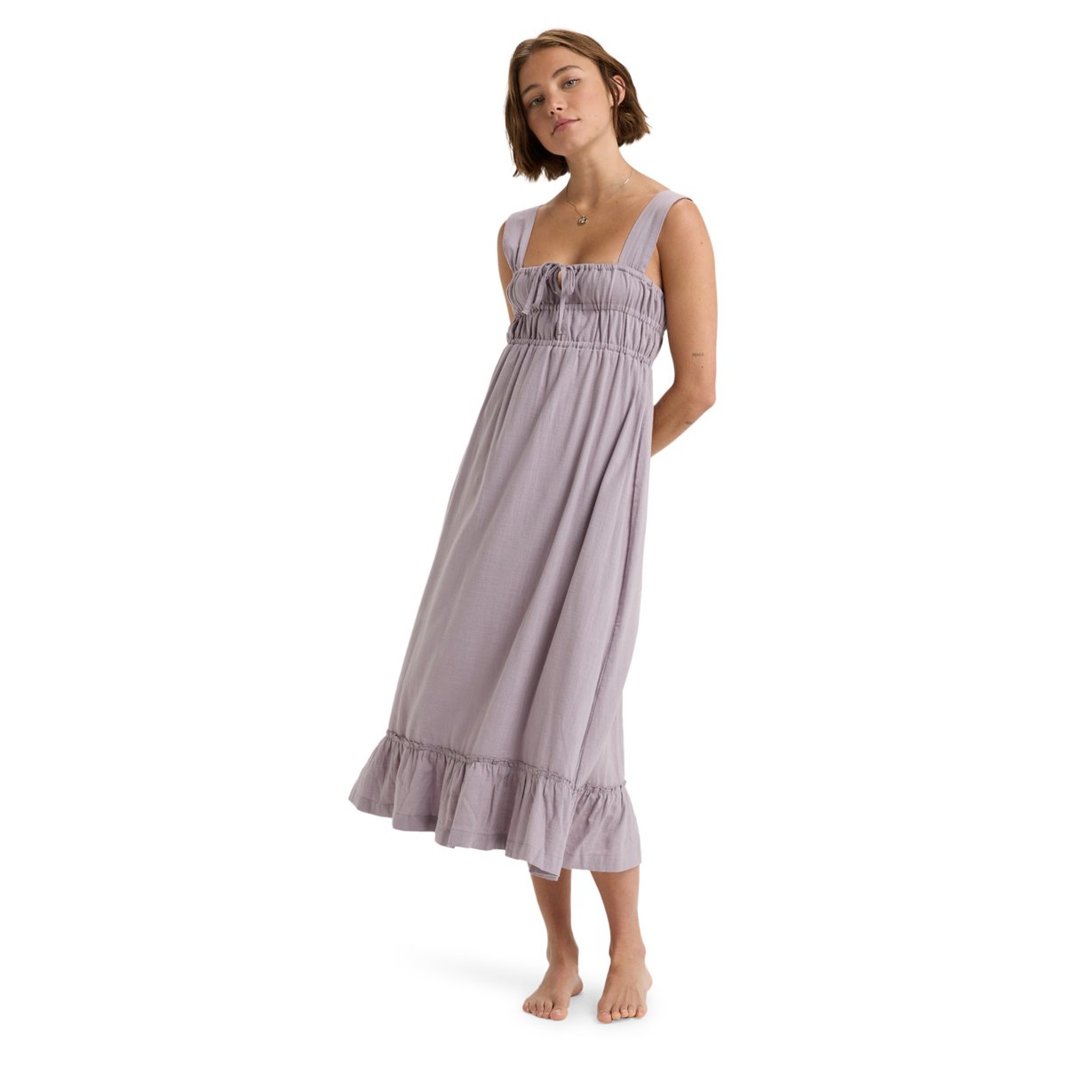 Robe midi fluide avec corsage élastique PARADISE WINDS. violet nirvana, ROXY