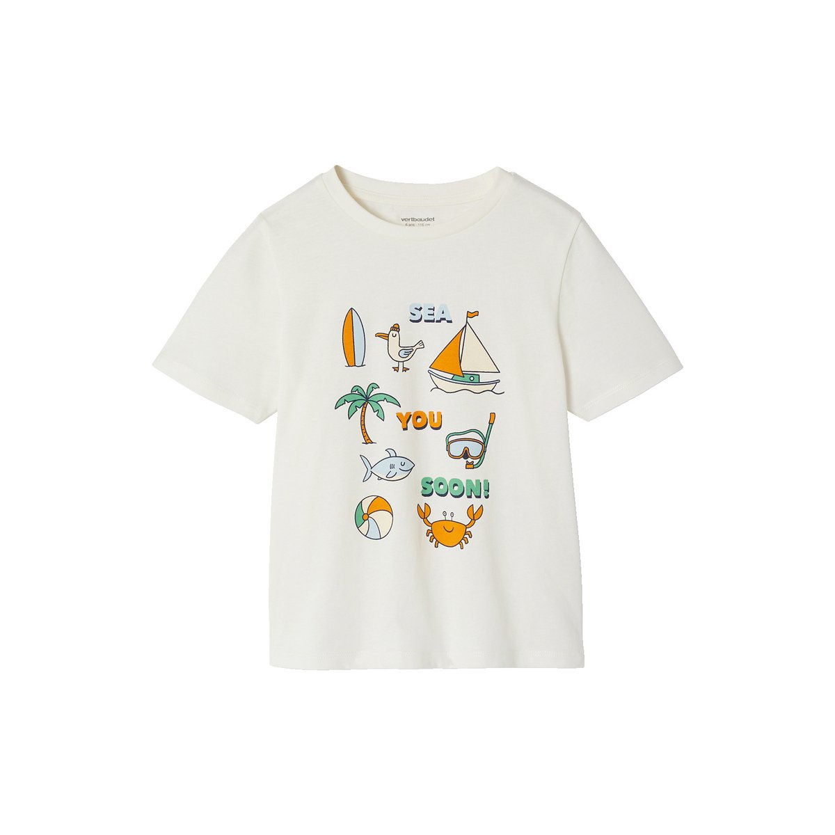 Lot 2 pyjashorts écru, VERTBAUDET