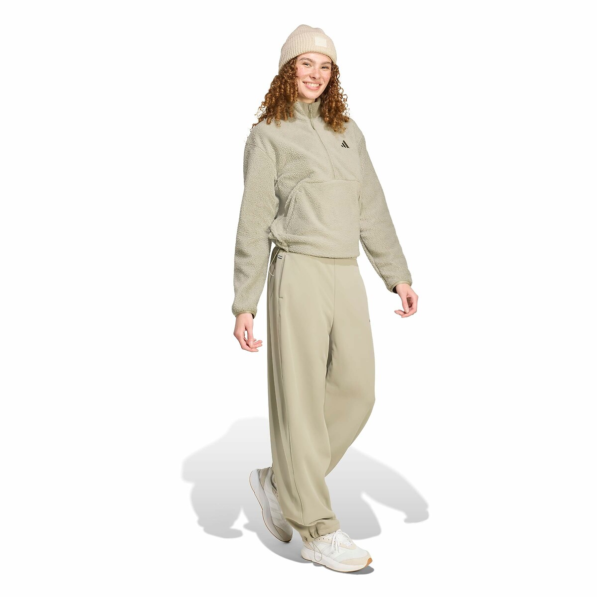 Polaire demi-zip Urban Outdoor gris, ADIDAS SPORTSWEAR
