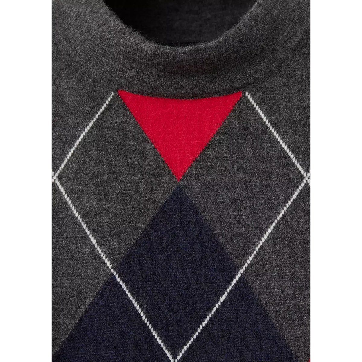 Gilet bimbu gris chiné moyen, MANGO