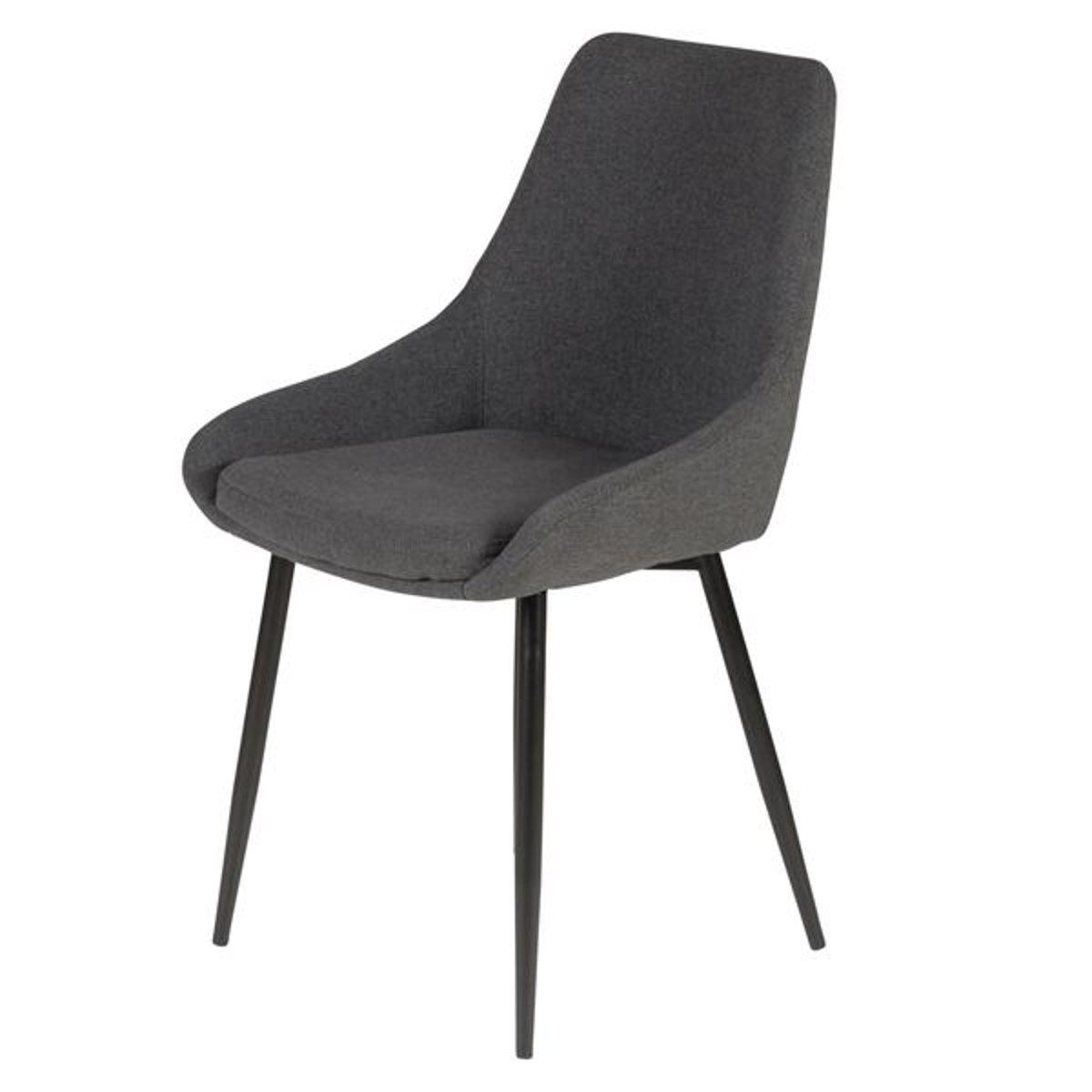 Chaise en tissu jaune gris foncé, ZAGO