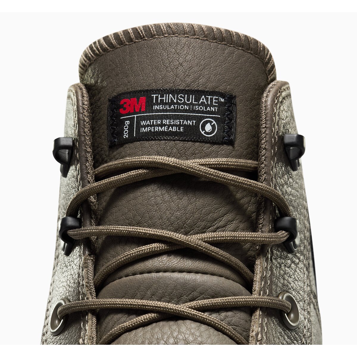 Chuck Taylor All Star Equip High Top Trainers in Leather brown, CONVERSE