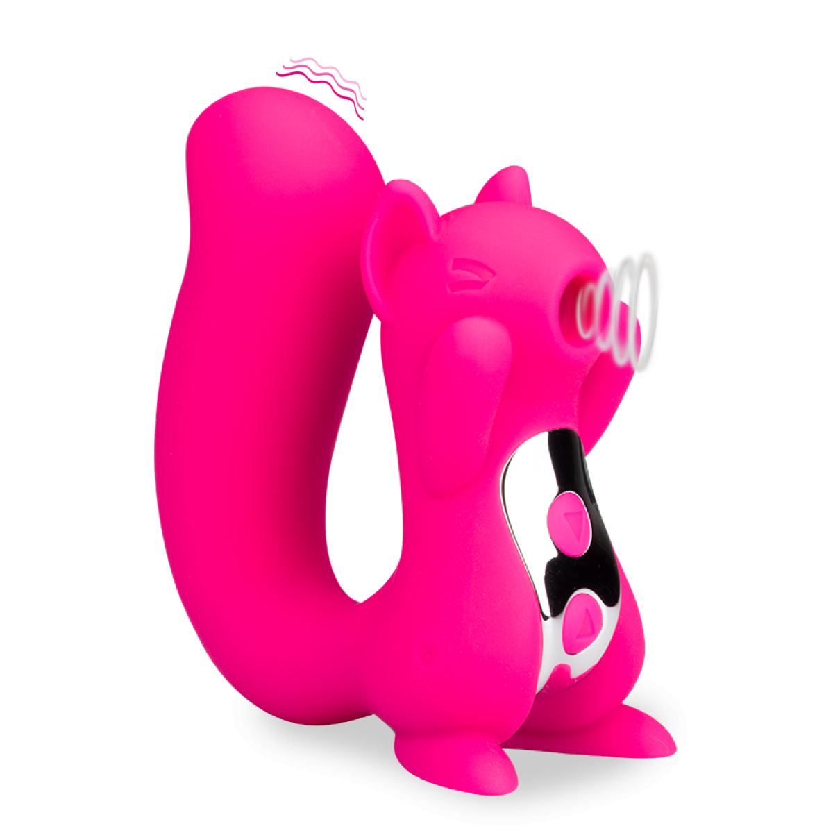 Stimulateur sans contact et vibro Squirrel fuchsia, LOVE AND VIBES