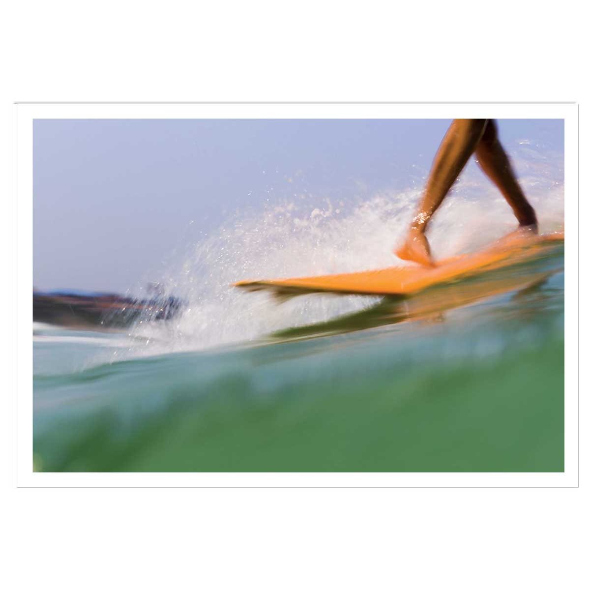 Affiche photo pas croisé hossegor beach affiche seule, HEXOA