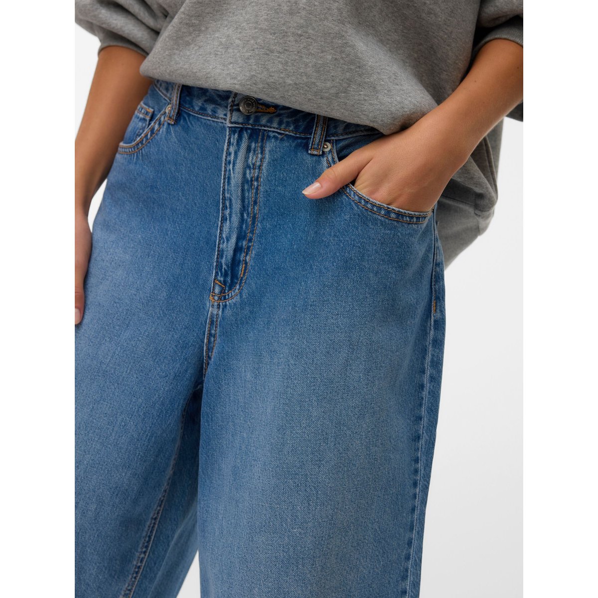 Short En Denim medium blue denim 1, VERO MODA