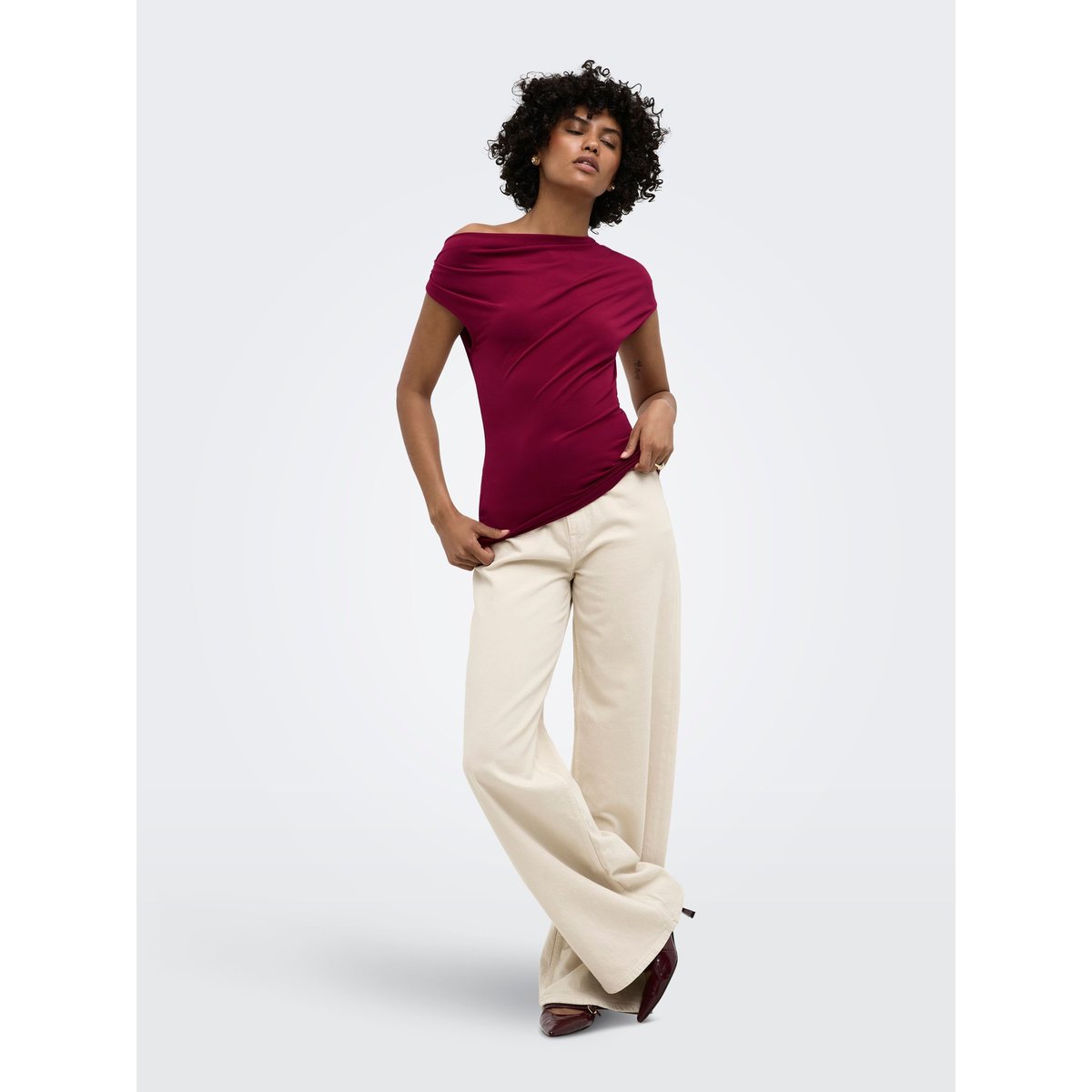 Top rumba red, ONLY