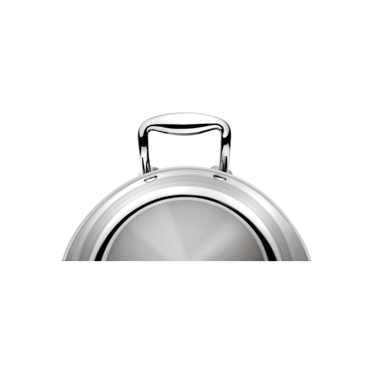 Faitout inox ø24 cm + couvercle gris, LAGOSTINA
