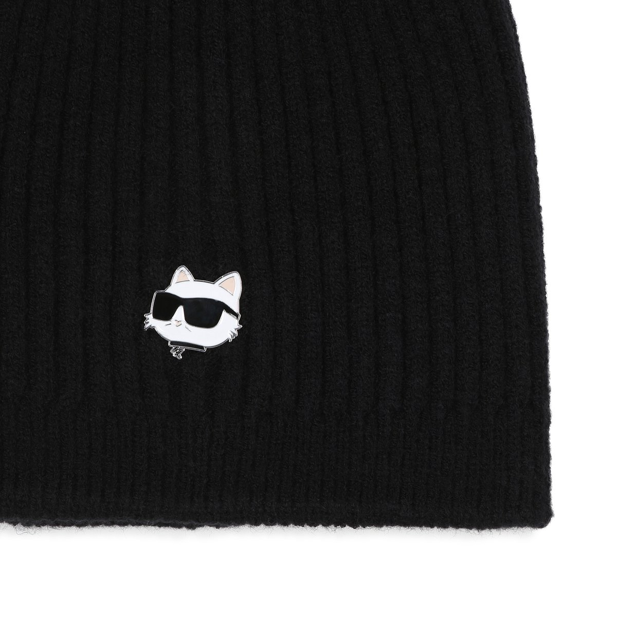 Bonnet en tricot black, KARL LAGERFELD KIDS