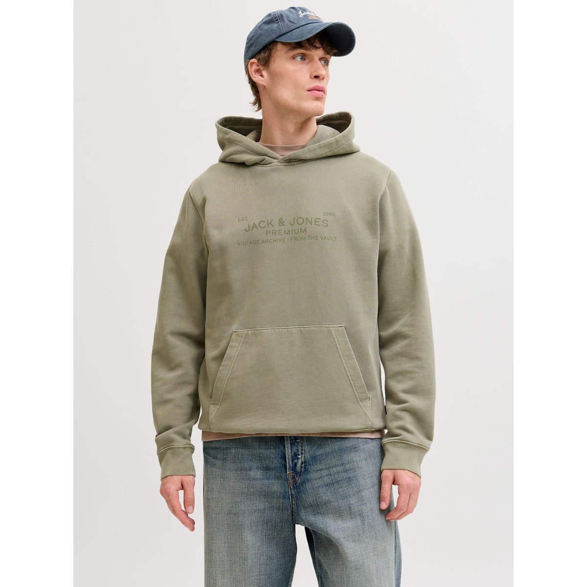 Sweat À Capuche winter moss 1, JACK & JONES