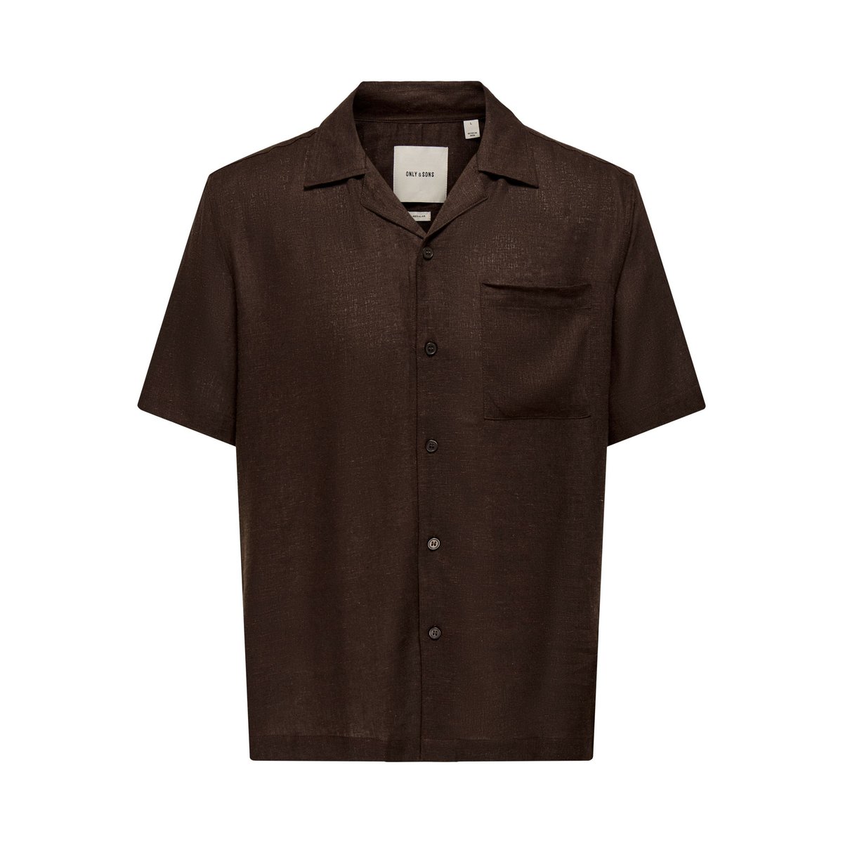 Chemise De Vacances coffee bean, ONLY & SONS
