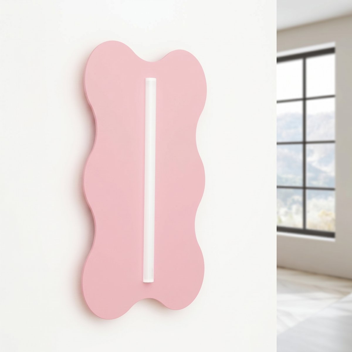 Applique murale Acier Rose S14d 1 Klover rose, EDEN