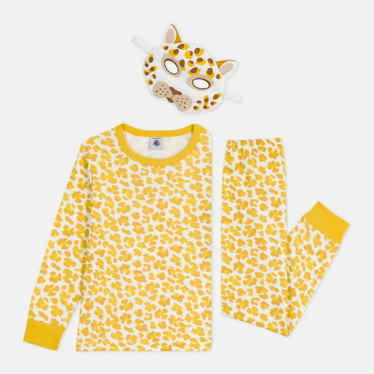 Pyjama déguisement enfant en coton imprimé léopard imprimé léopard, PETIT BATEAU