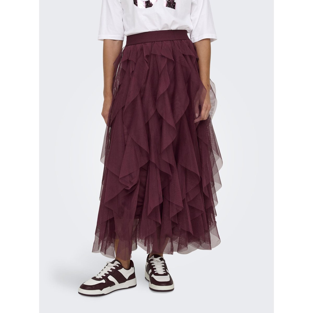 Jupe burgundy, ONLY
