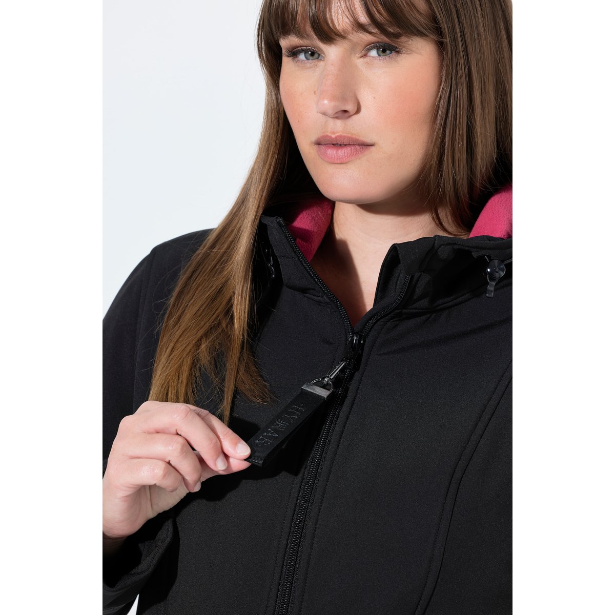 Veste Softshell HYPRAR déperlante noir, ULLA POPKEN