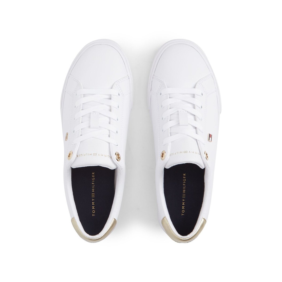 Tennis IM SNEAKER blanc/doré, TOMMY JEANS
