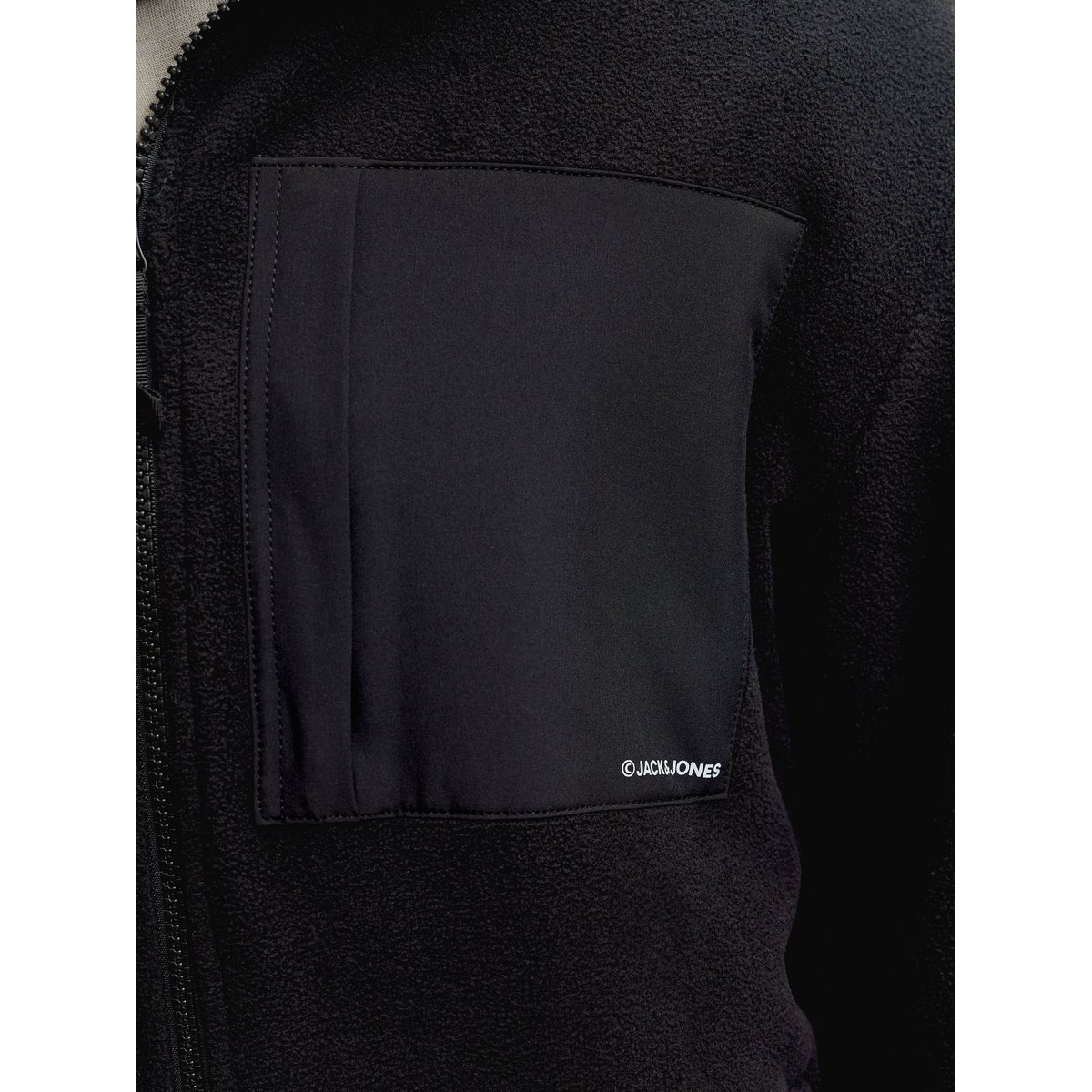 Veste En Polaire black 1, JACK & JONES