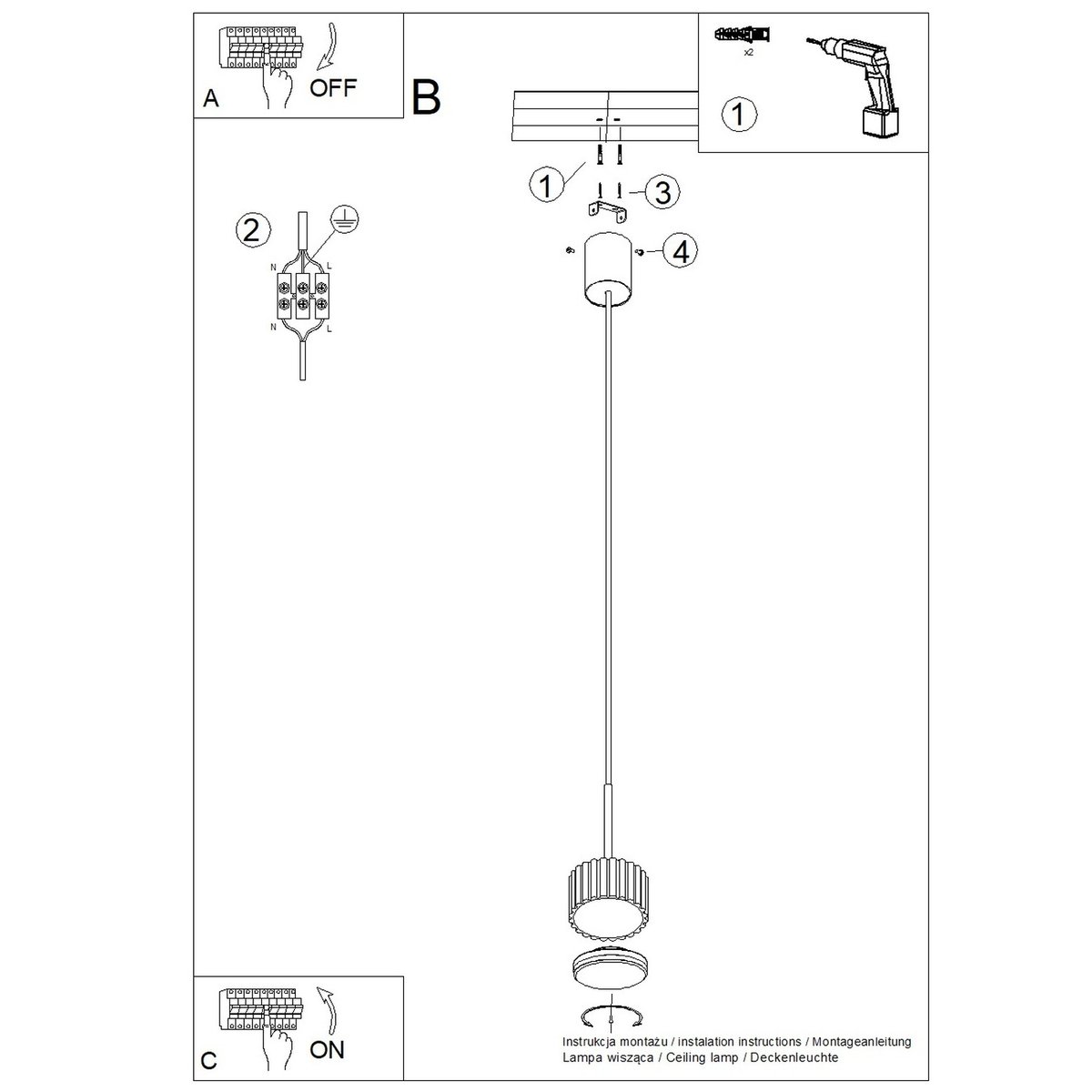 Suspension Aluminium Pêche Gx53 1 AURA pêche, EDEN