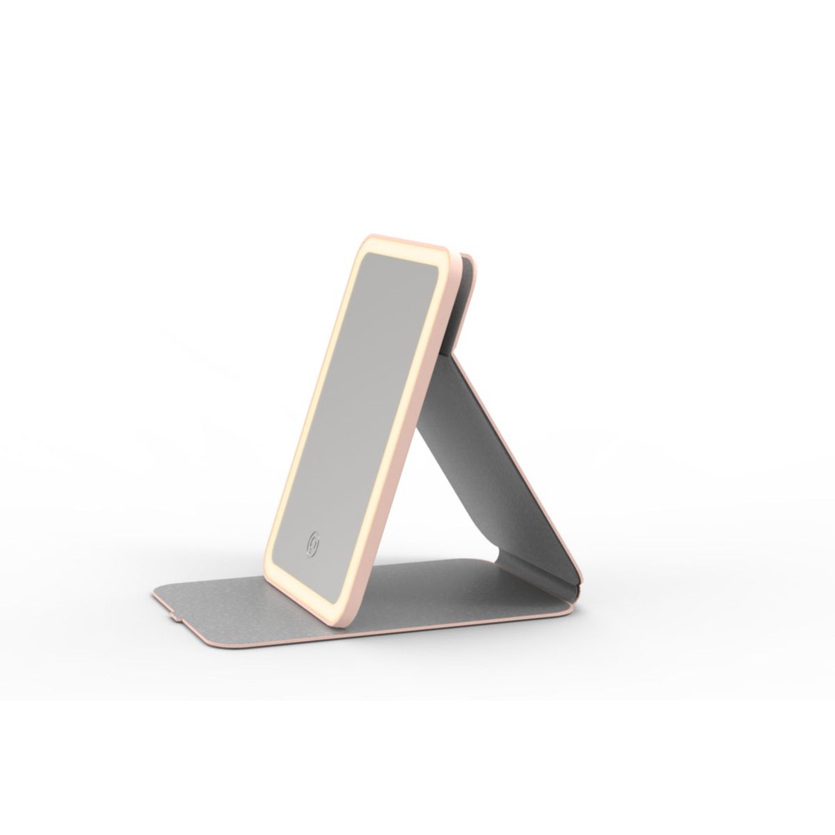 Miroir portable lumineux format tablette couleur unique, MEDISANA