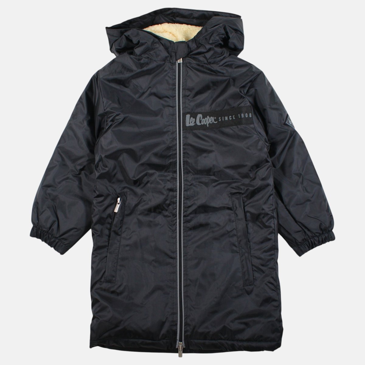 Parka matelassée zippée à capuche BLIZZARD noir, LEE COOPER