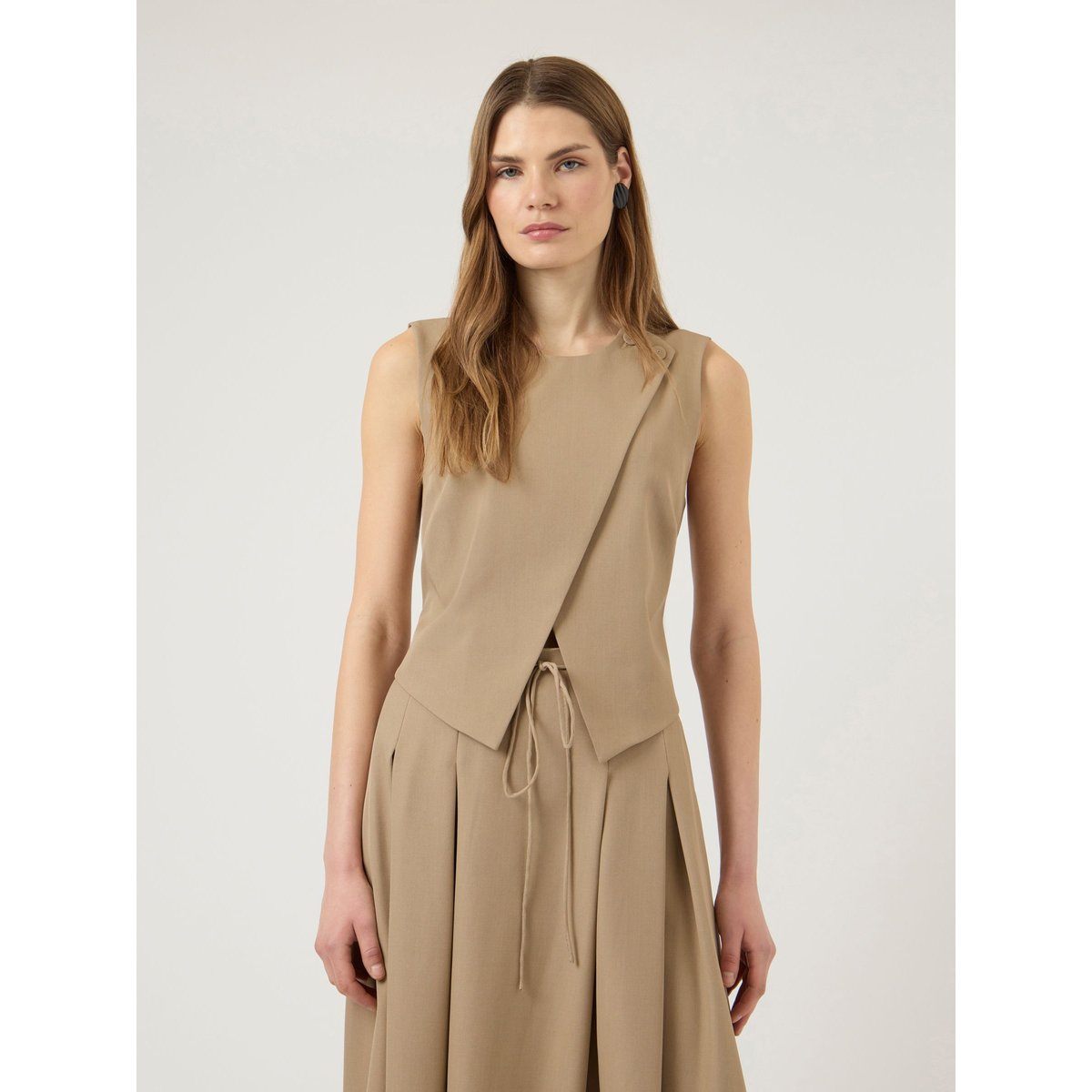 Gilet marron - incense1, YAS