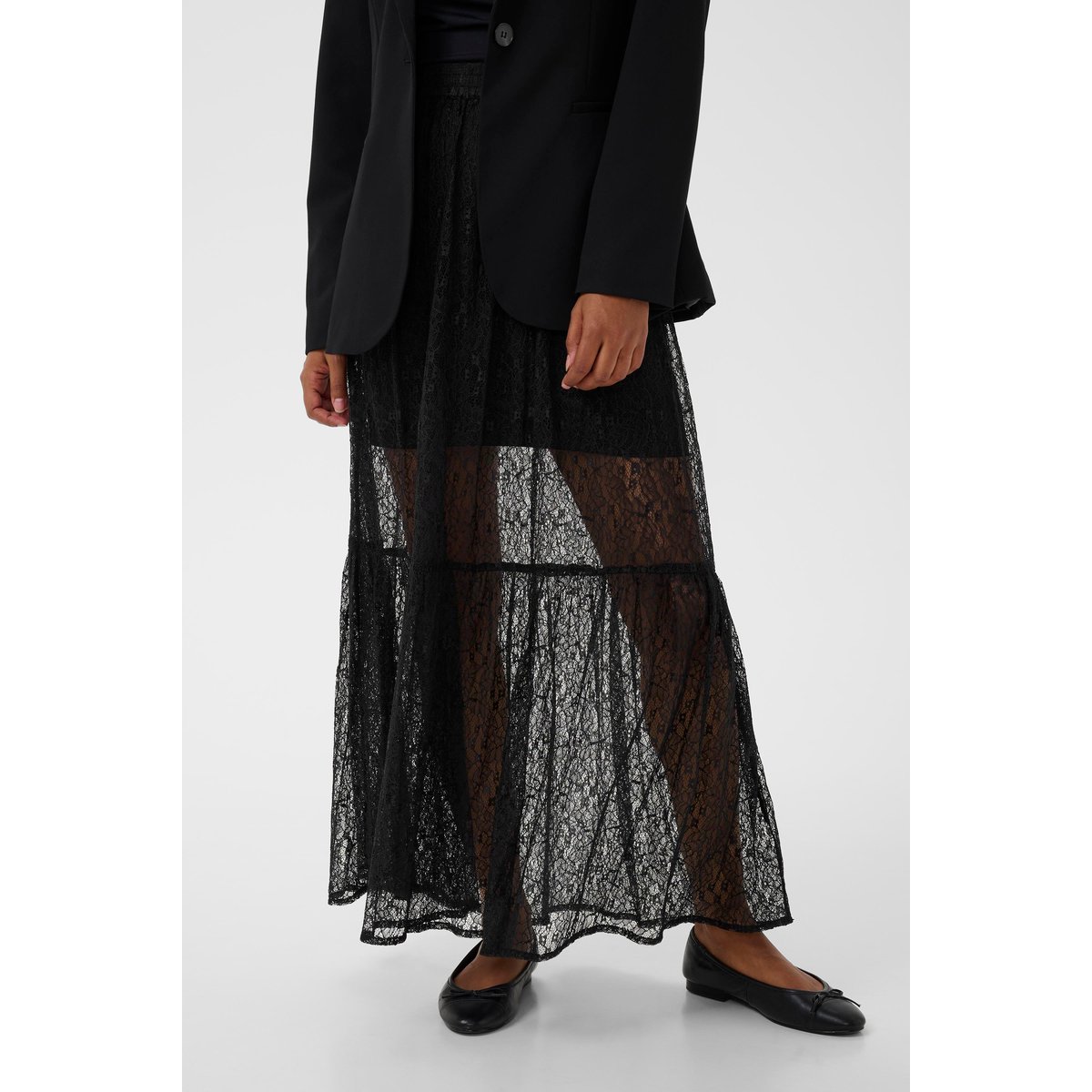 Jupe casual noir, KAFFE