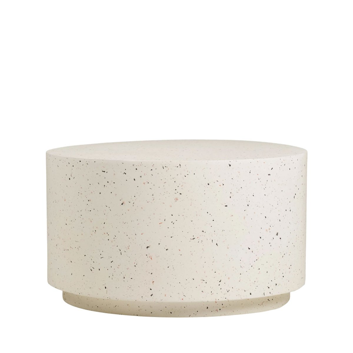 Table basse ronde en effet terrazzo  70cm- BONNIE beige, HOUSE NORDIC