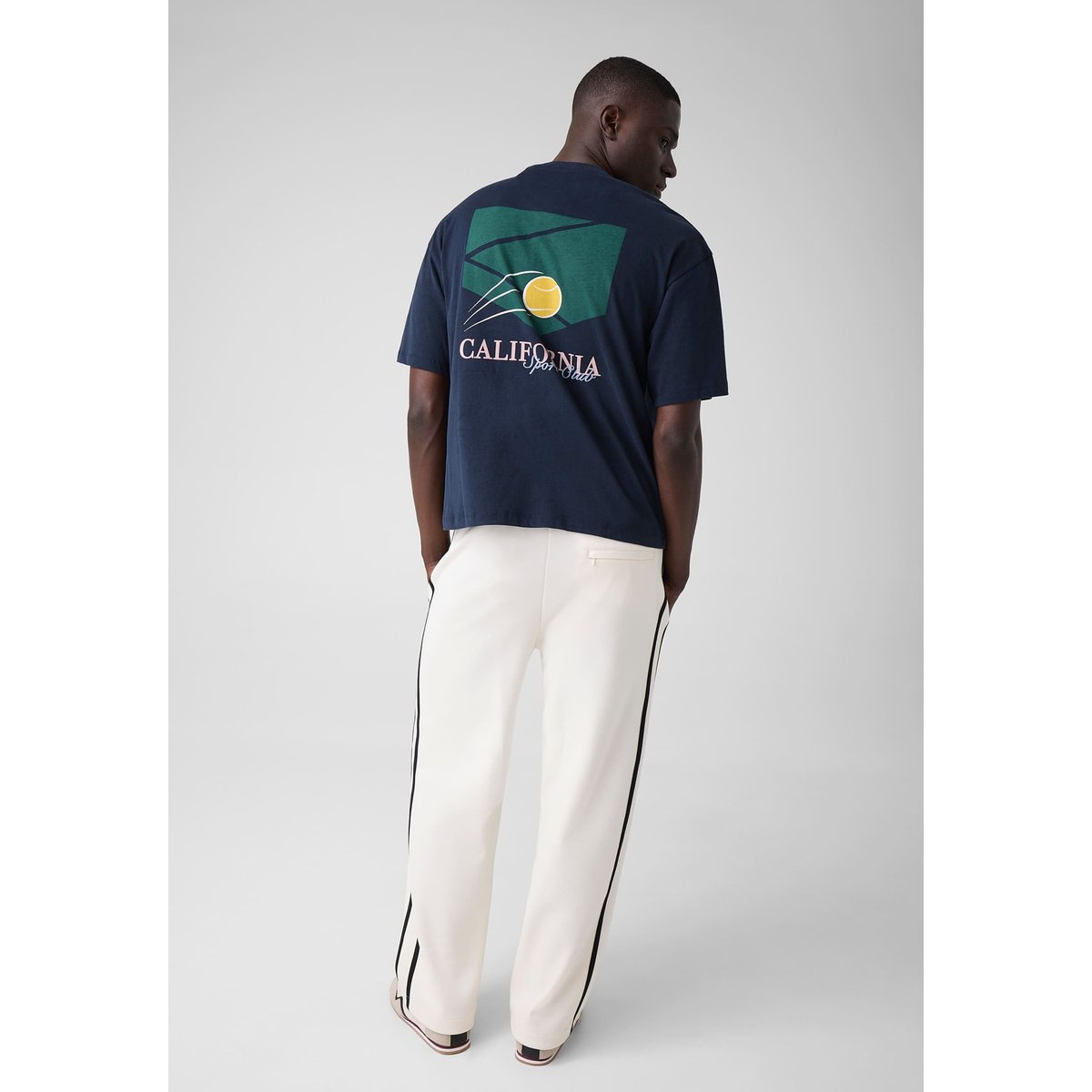 T-Shirt Oversize bleu foncé, GUESS