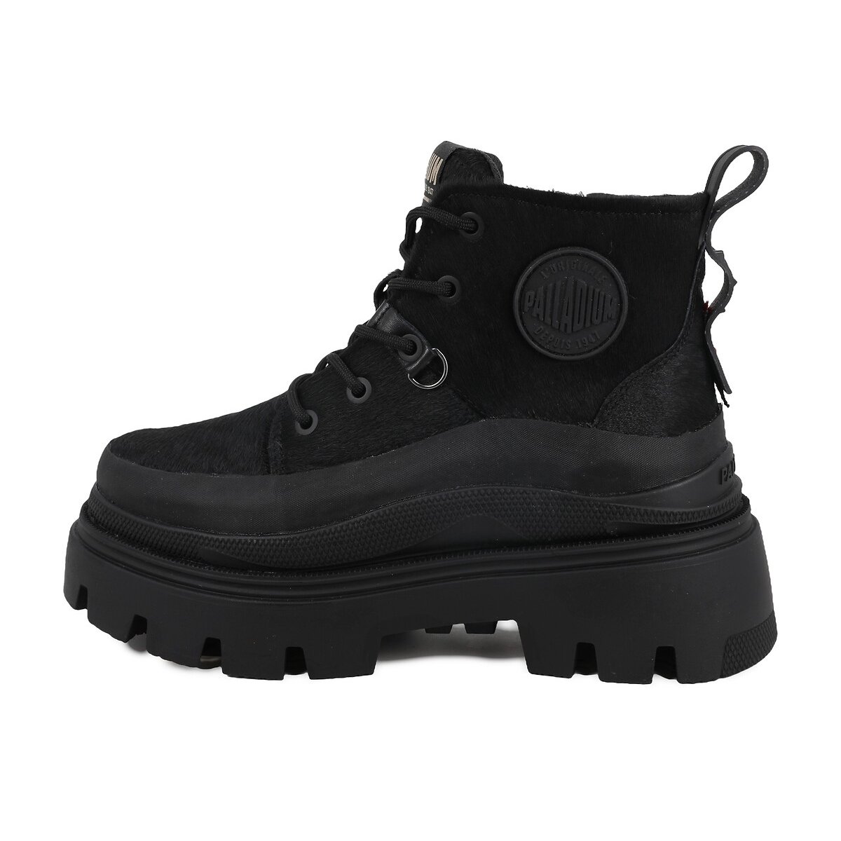 Bottines PALLASQUAD CHUK MIX noir, PALLADIUM