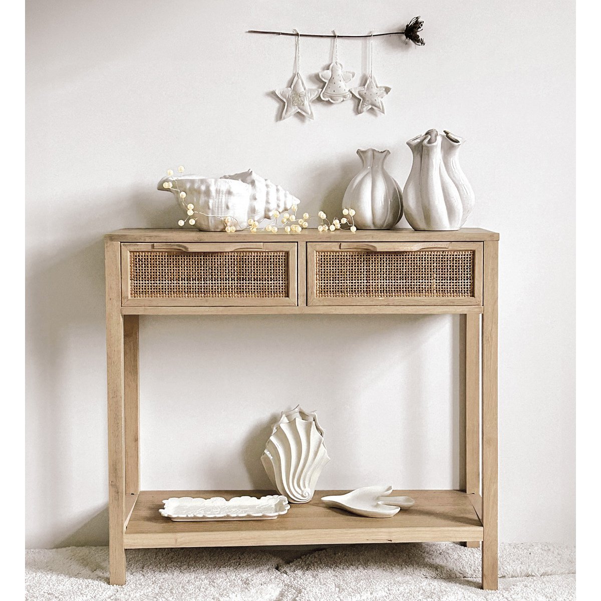 Décoration coquillage blanc, OPJET