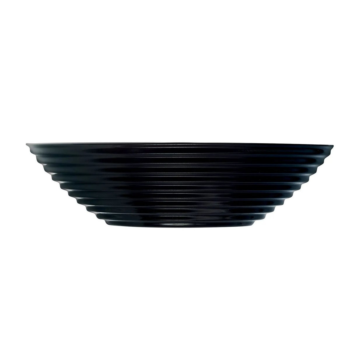 6 bols noirs 20 cm -HARENA noir, LUMINARC