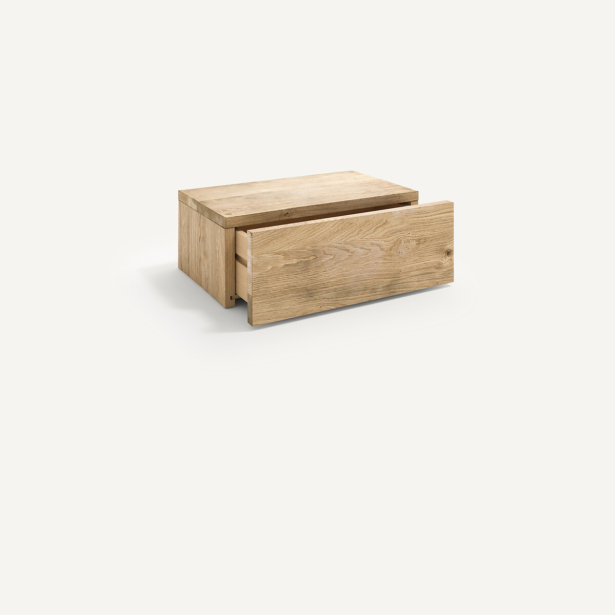 Paul Solid Oak 1-Drawer Floating Bedside Table natural, AM.PM