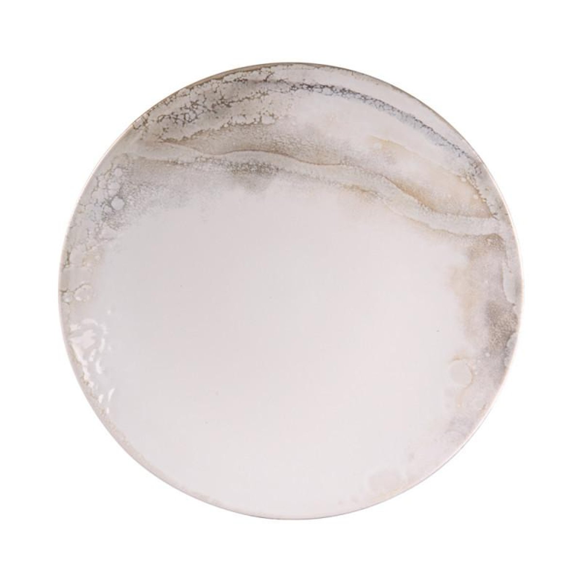 Assiette à dessert Mojave 21 cm (lot de 6) - MOJAVE crème / ivoire, TABLE PASSION