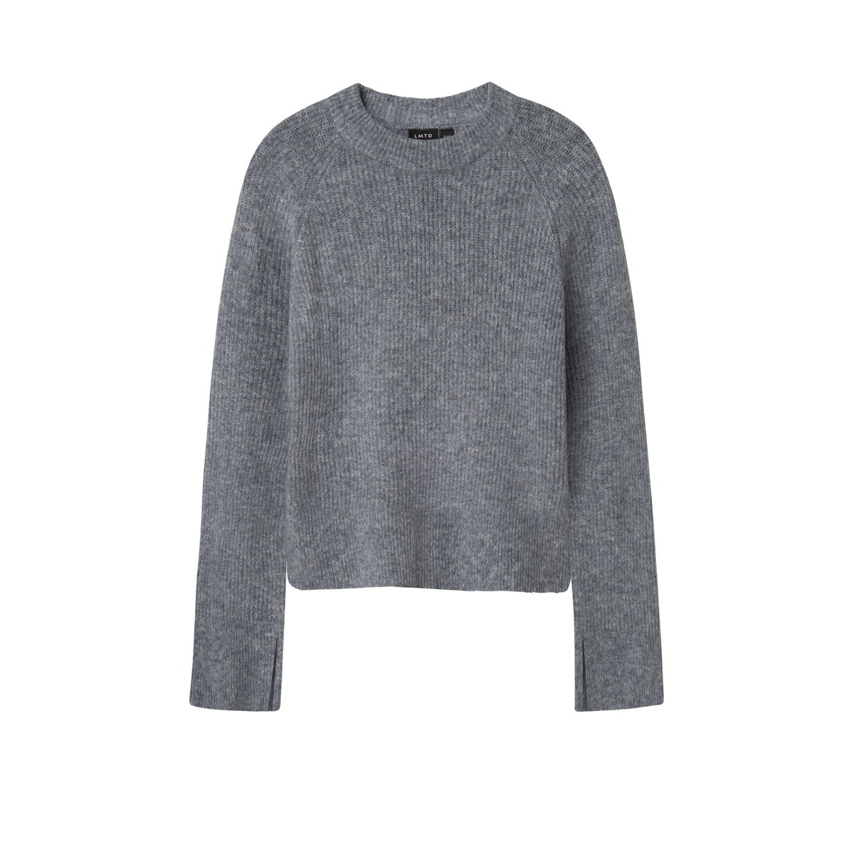 Pull En Maille grey melange, NAME IT