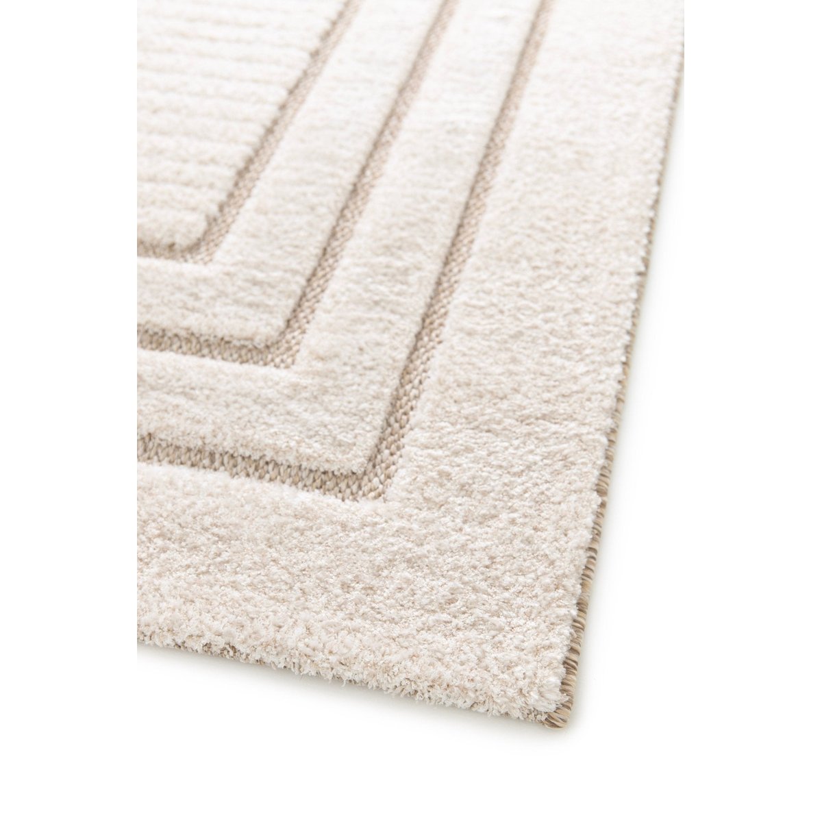Tapis design avec effet relief ESMEE beige sable, AFK LIVING