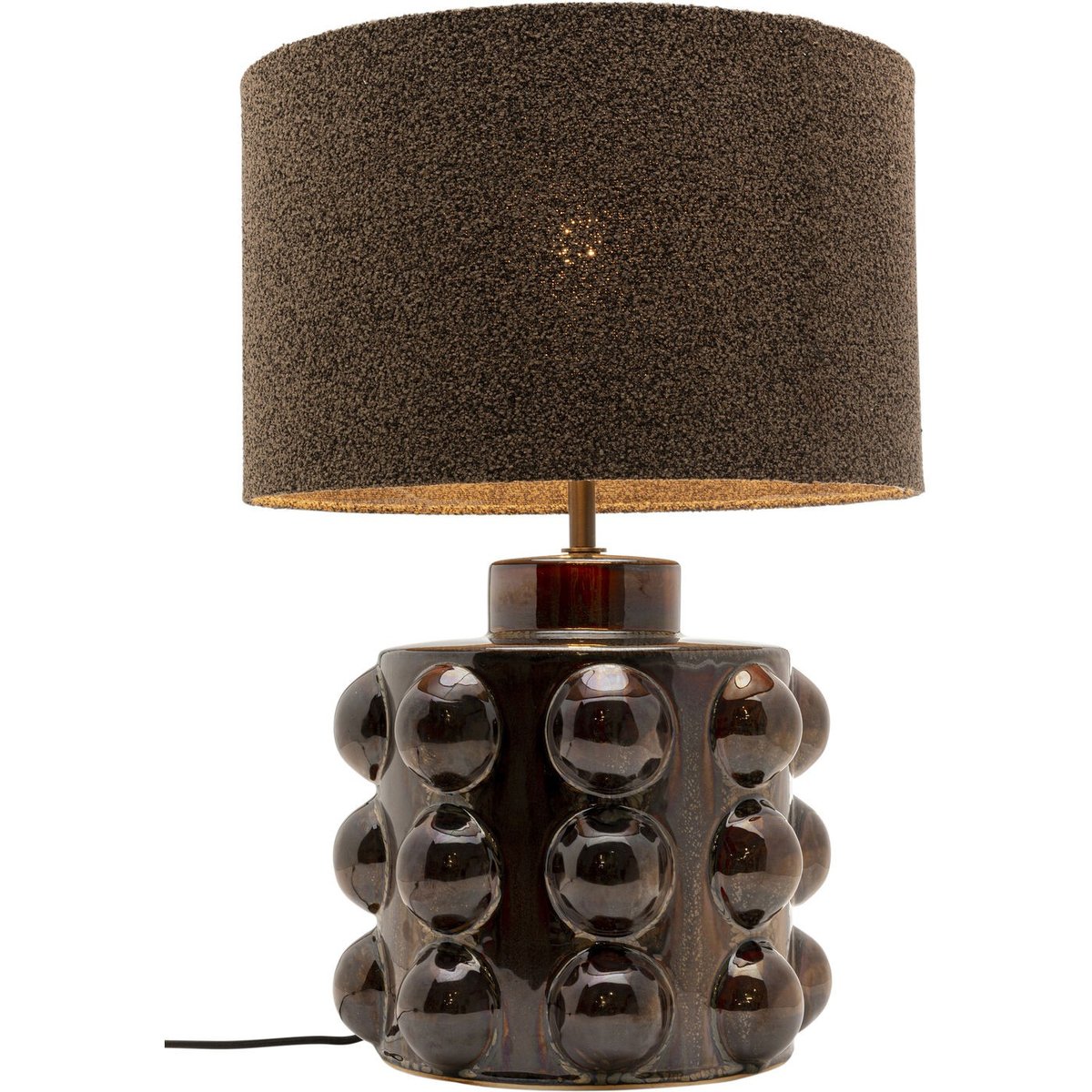 Lampe en porcelaine, CALAMARO marron, KARE DESIGN