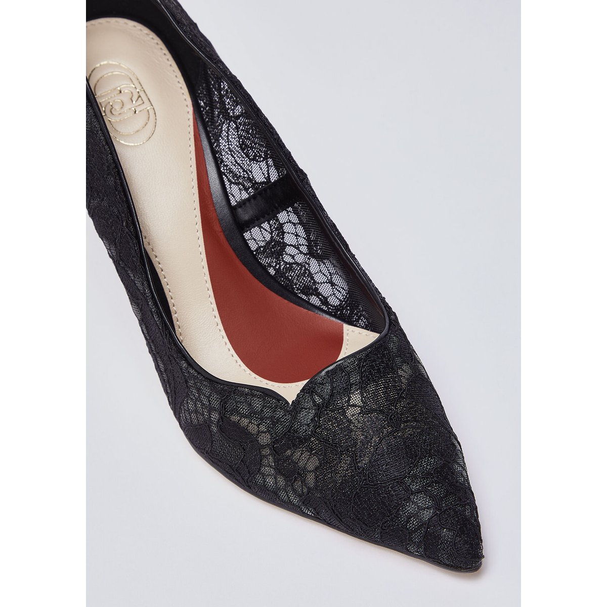 Escarpins en dentelle noir, LIU JO