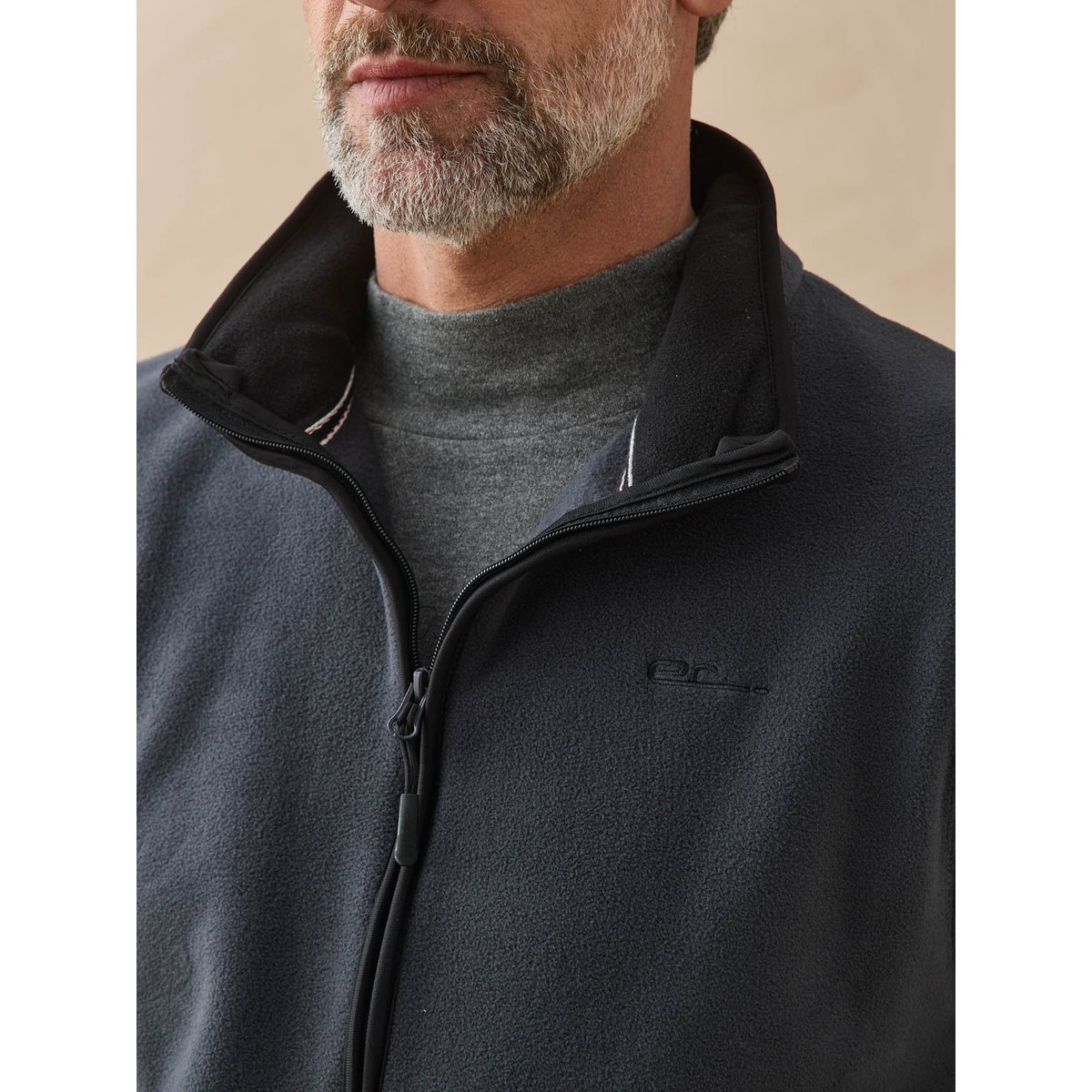 Veste sans manches micropolaire gris, DAXON