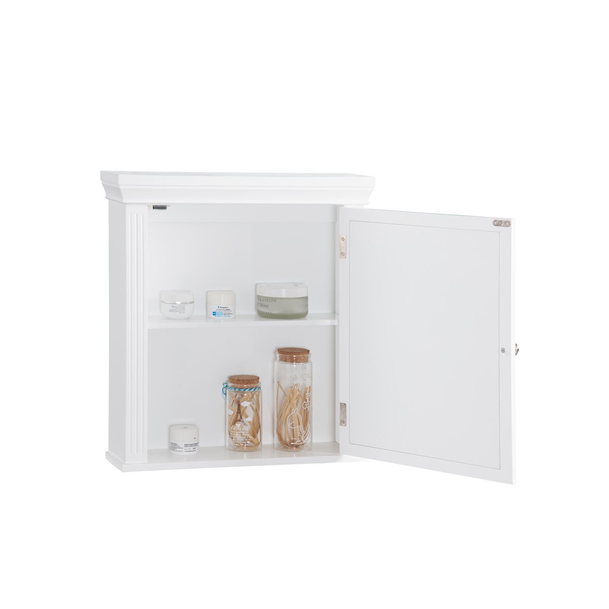 Armoire Toilette STRATFORD blanc, TEAMSON HOME