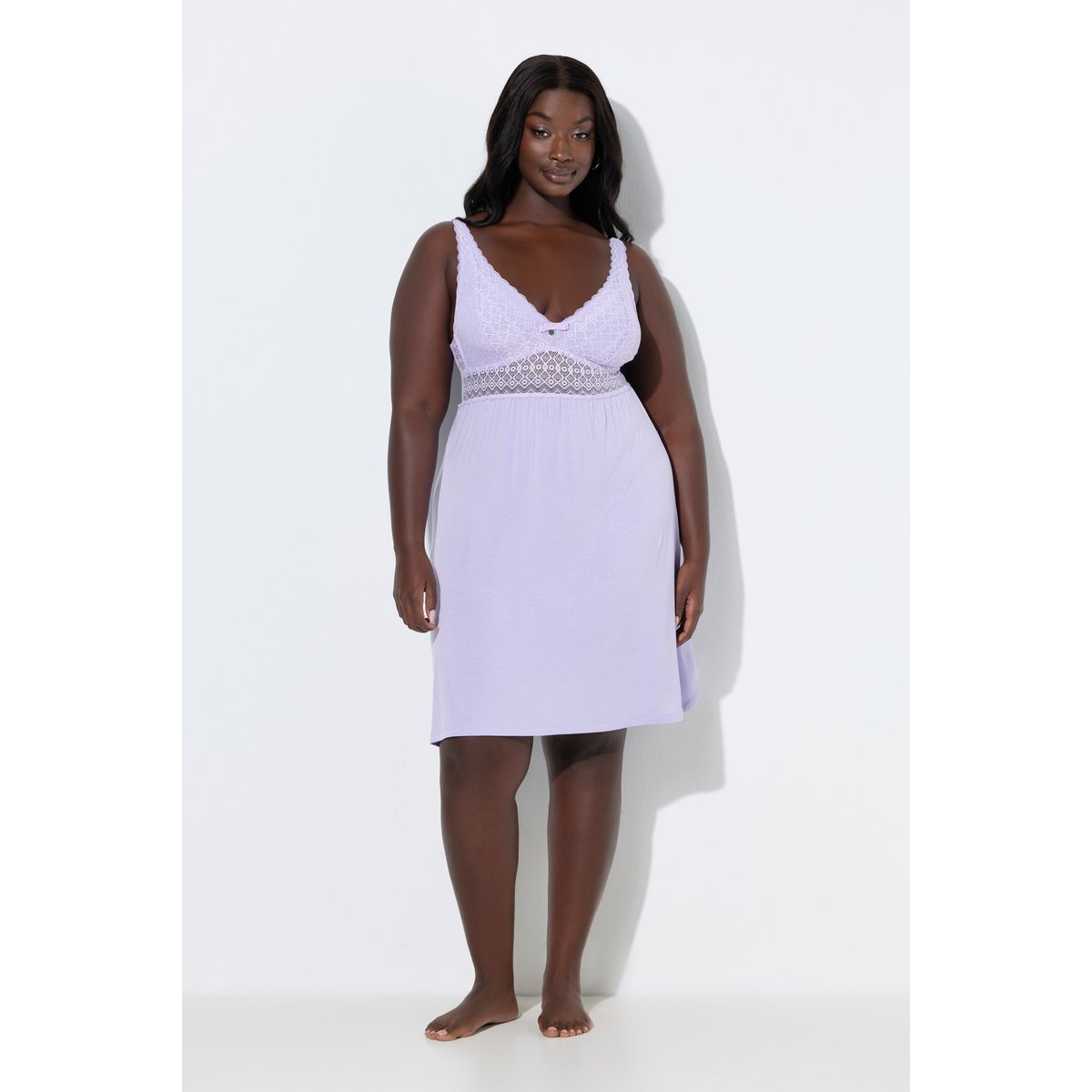 Nuisette TRUYOU en dentelle rose mauve, ULLA POPKEN