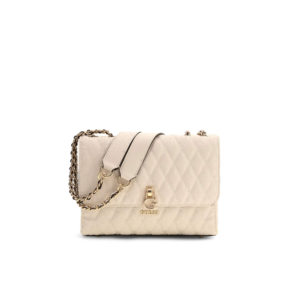 Tamara Matelassé Crossbody crème, GUESS