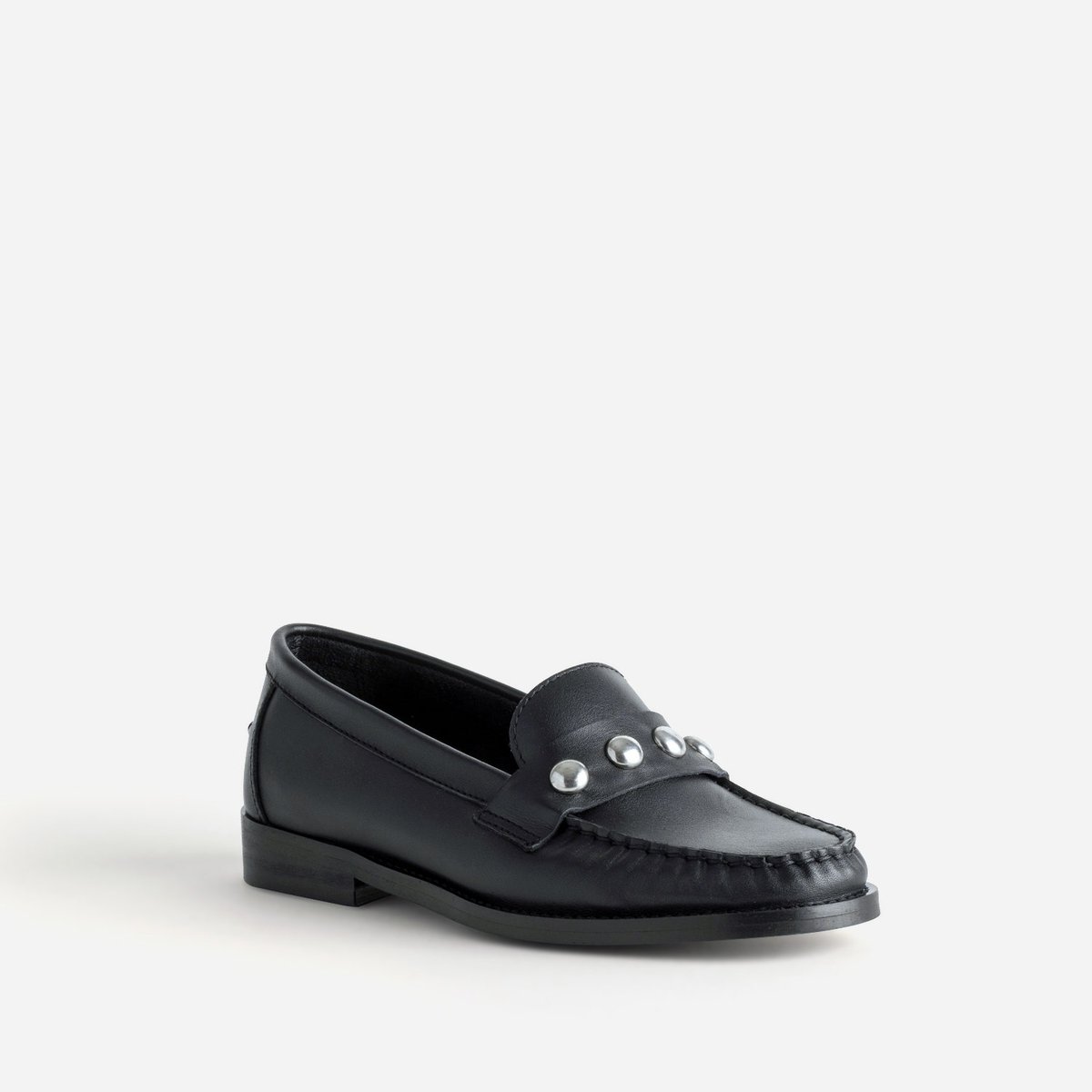 Mocassin en cuir JAMAL noir, ERAM