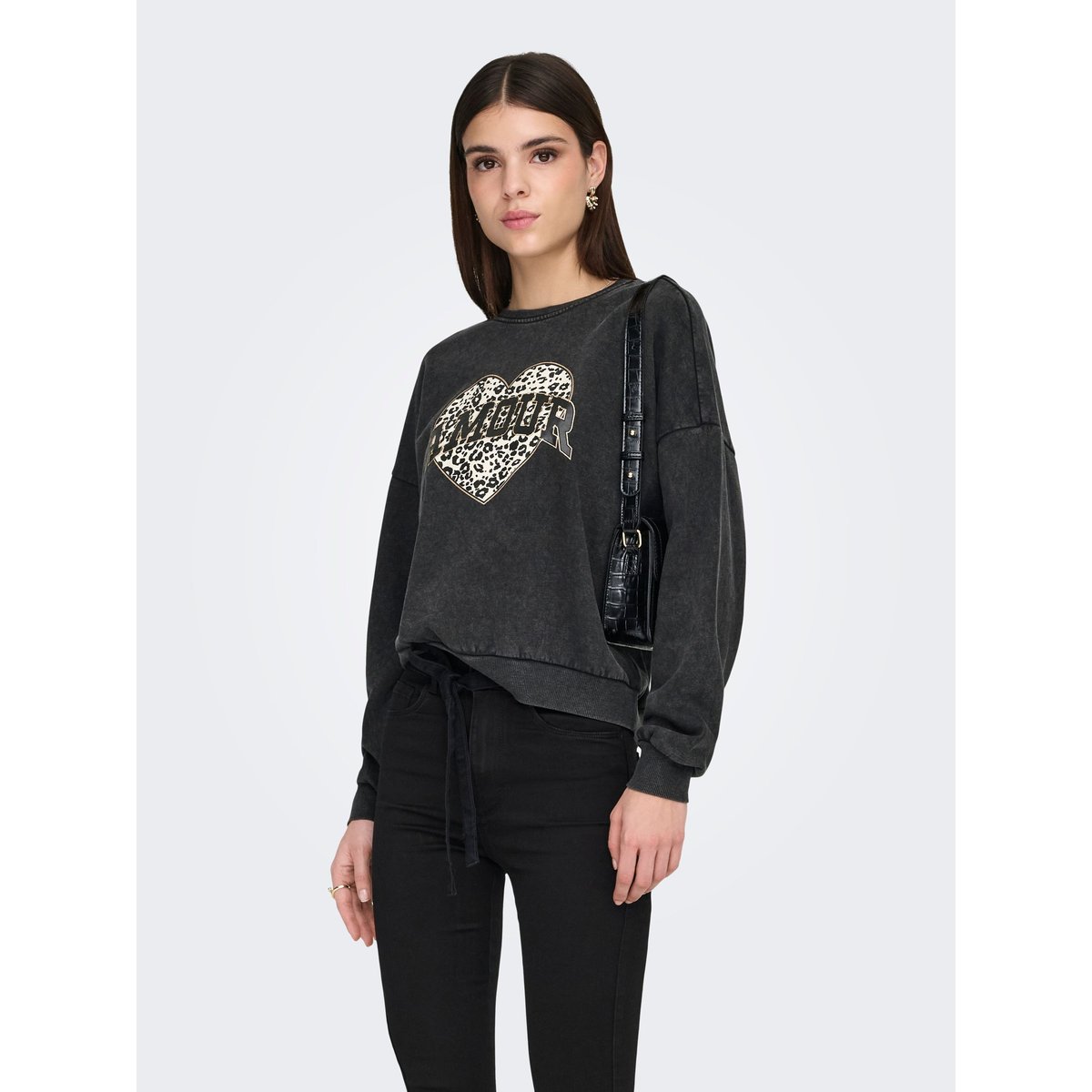 Sweat-Shirt noire - black, ONLY